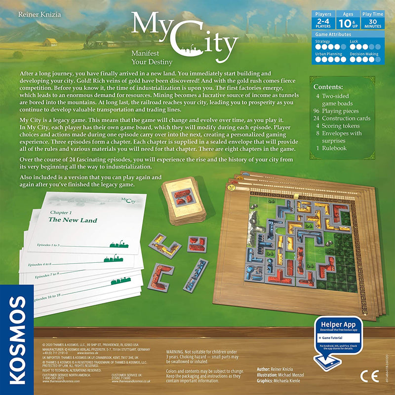 My City: a Legacy Board Game