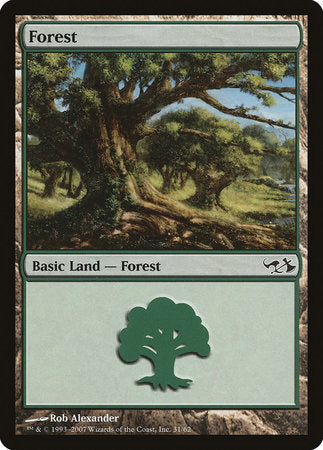 Forest (31) [Duel Decks: Elves vs. Goblins]