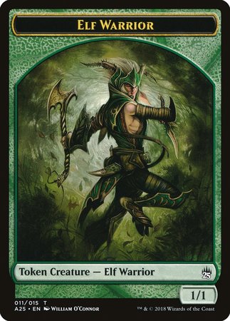 Elf Warrior Token (011) [Masters 25 Tokens]