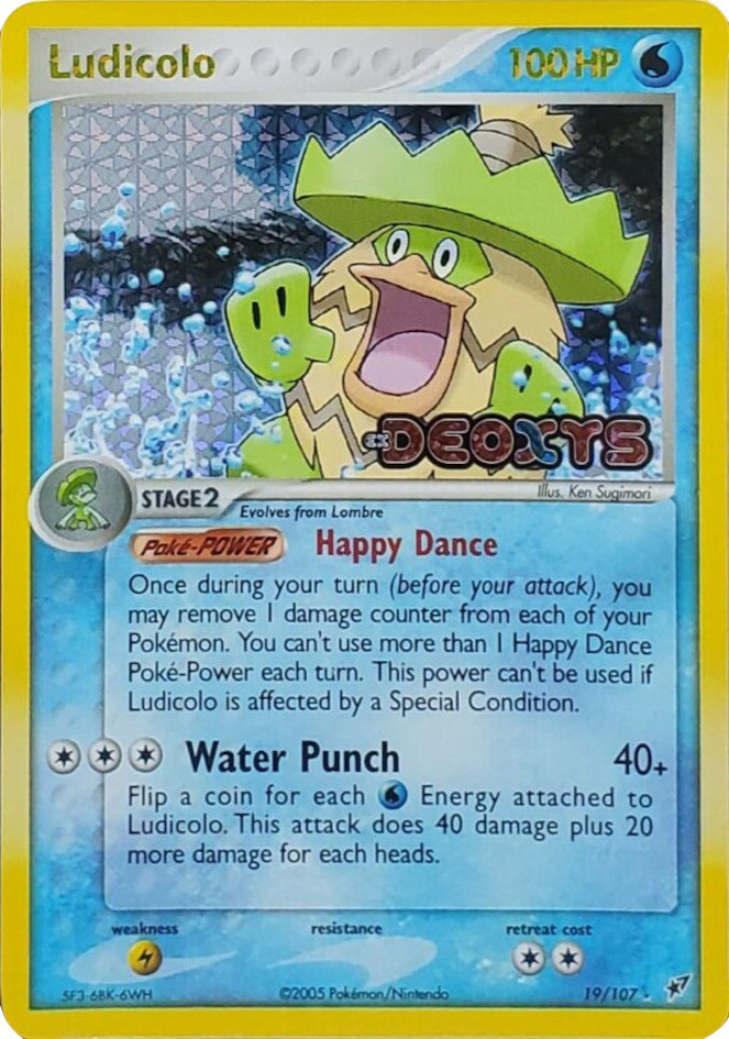 Ludicolo (19/107) (Stamped) [EX: Deoxys]