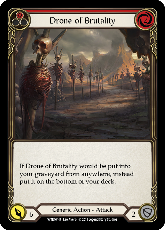Drone of Brutality (Red) [WTR164-R] Alpha Print Normal