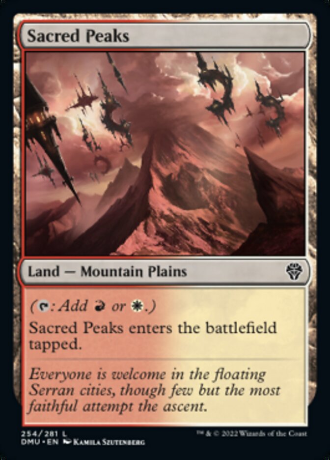 Sacred Peaks [Dominaria United]