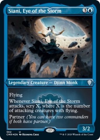 Siani, Eye of the Storm (Foil Etched) [Commander Legends]