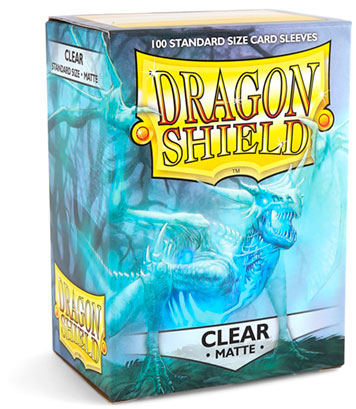 Dragon Shield 100ct Matte Deck Sleeves - Clear