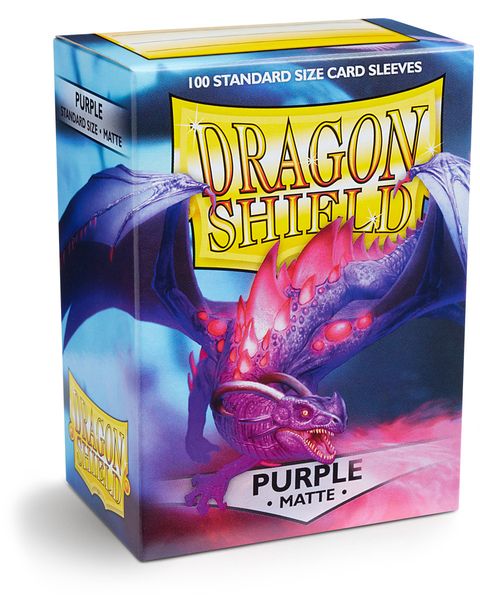 Dragon Shield 100ct Matte Deck Sleeves - Purple