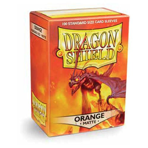 Dragon Shield 100ct Matte Deck Sleeves - Orange