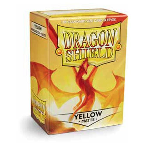 Dragon Shield 100ct Matte Deck Sleeves - Yellow