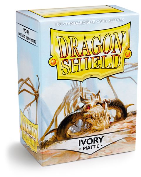 Dragon Shield 100ct Matte Deck Sleeves - Ivory