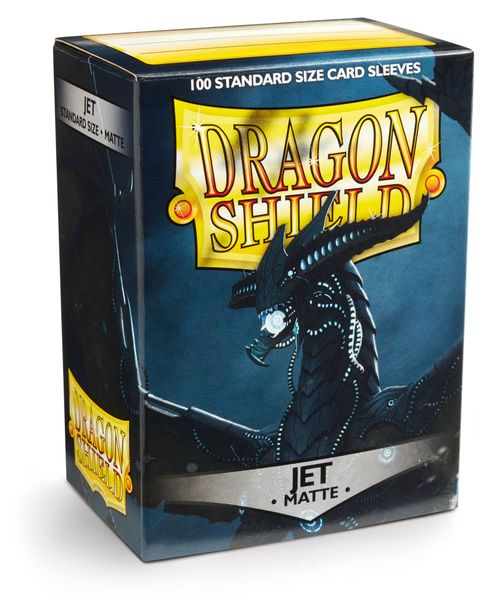 Dragon Shield 100ct Matte Deck Sleeves - Jet