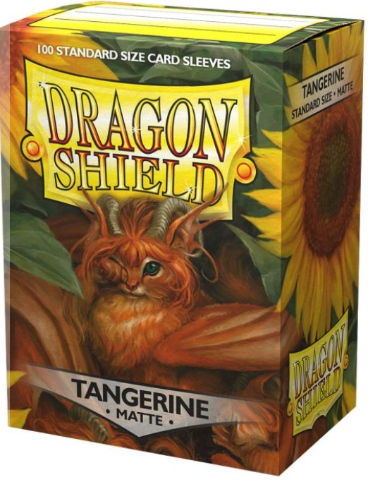 Dragon Shield 100ct Matte Deck Sleeves - Tangerine