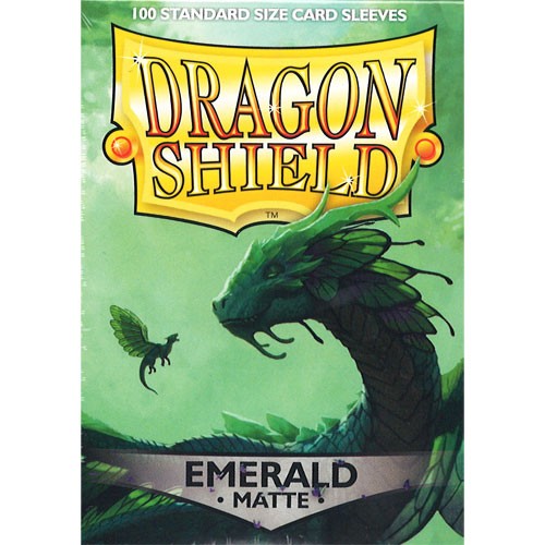 Dragon Shield 100ct Matte Deck Sleeves - Emerald