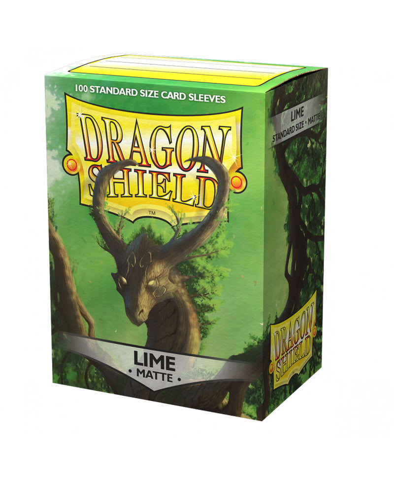 Dragon Shield 100ct Matte Deck Sleeves - Lime