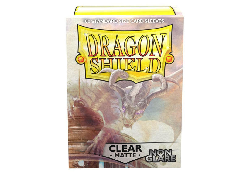 Dragon Shield Non-Glare Sleeve - Clear ‘Mantem’ 100ct