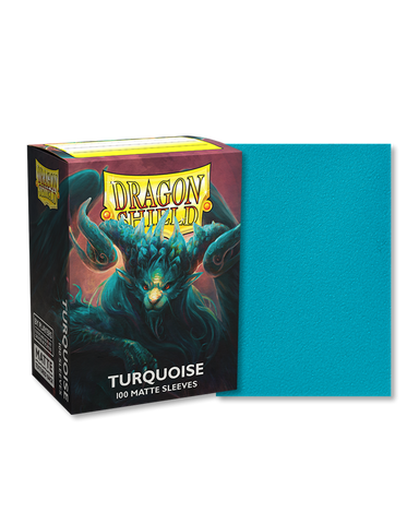 Dragon Shield 100ct Matte Deck Sleeves - Turquoise