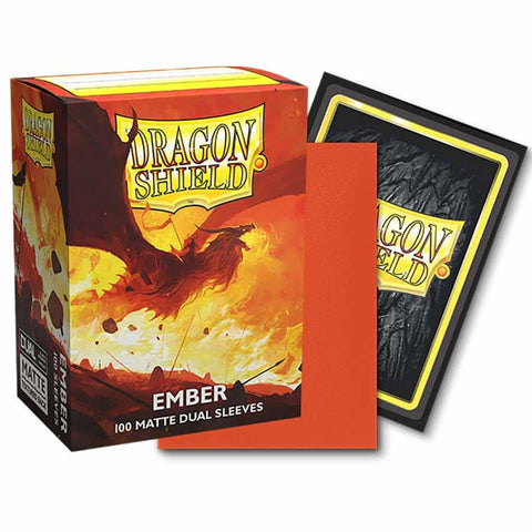 Dragon Shield 100ct Matte Duel Deck Sleeves - Ember