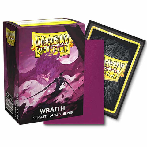 Dragon Shield 100ct Matte Duel Deck Sleeves - Wraith