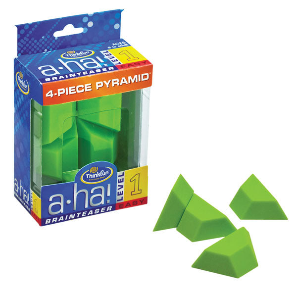 Aha Brain Teaser: 4 Piece Pyramid
