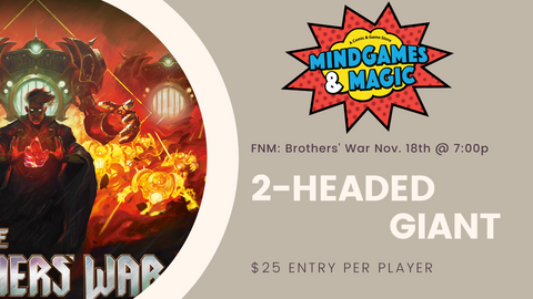 FNM 2-Headed Giant TICKET