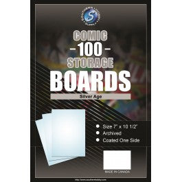 Comic Boards Silver 100-Count Packaged