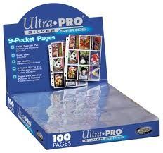 Ultra Pro Silver 9-Pocket Pages- 100ct
