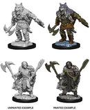 D&D Male Half-Orc Barbarian Unpainted Miniature