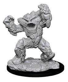 D&D/Pathfinder Earth Elemental Unpainted Miniature
