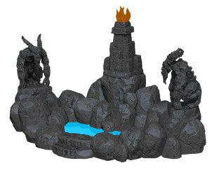 D&D Pools & Pillars Unpainted Miniatures