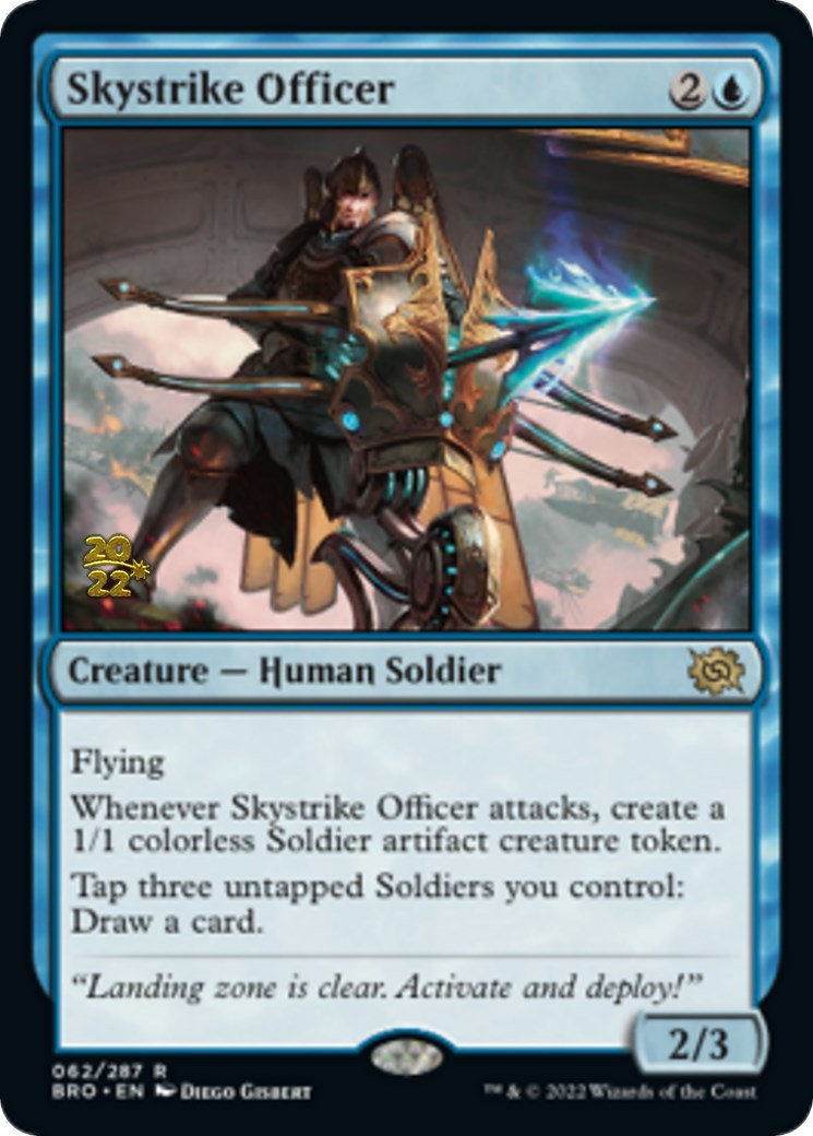 Skystrike Officer [The Brothers' War: Prerelease Promos]