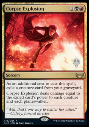 Corpse Explosion (Promo Pack) [Streets of New Capenna Promos]