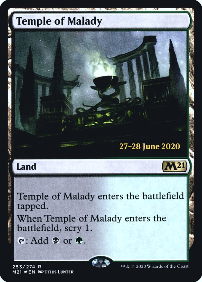 Temple of Malady  [Core Set 2021 Prerelease Promos]