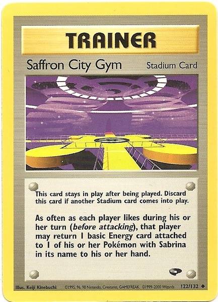 Saffron City Gym (122/132) [Gym Challenge Unlimited]