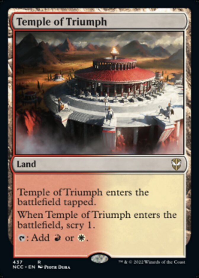 Temple of Triumph [Streets of New Capenna Commander]