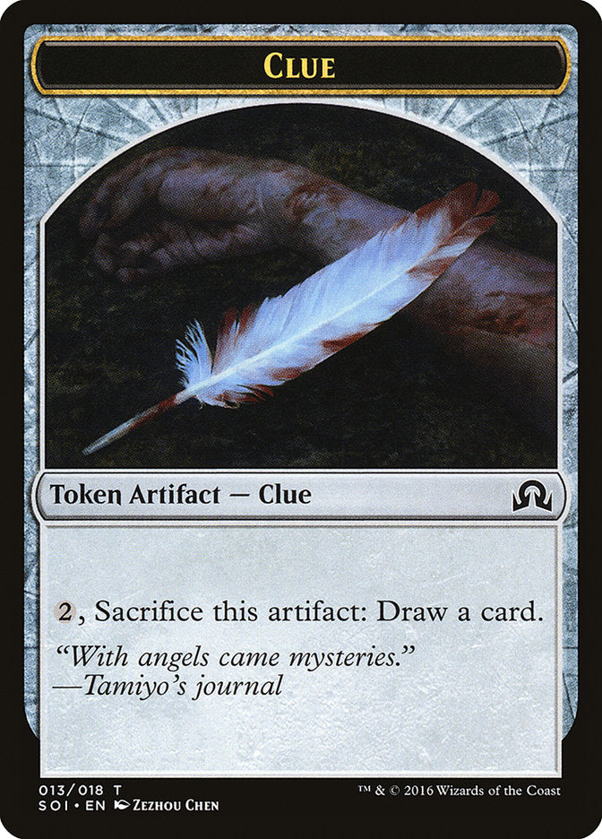 Clue (013/018) [Shadows over Innistrad Tokens]