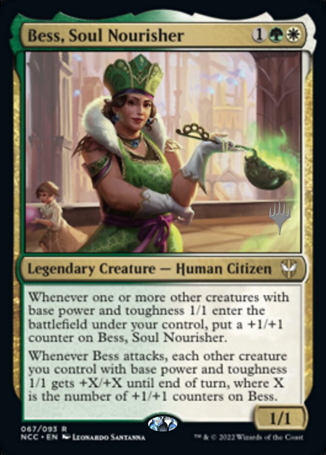 Bess, Soul Nourisher (Promo Pack) [Streets of New Capenna Commander Promos]