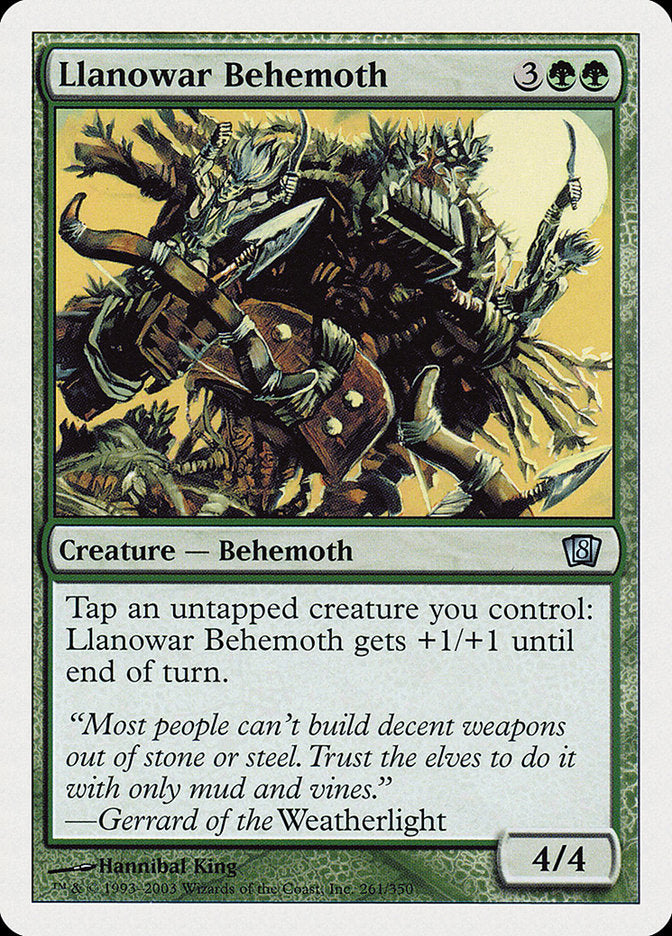 Llanowar Behemoth [Eighth Edition]