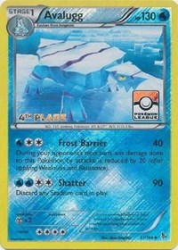 Avalugg (31/106) (League Promo 4th Place) [XY: Flashfire]