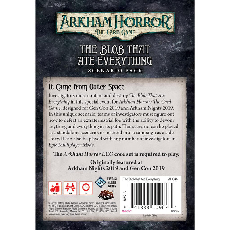 Arkham Horror LCG: The Blob That Ate Everything Scenario Pack