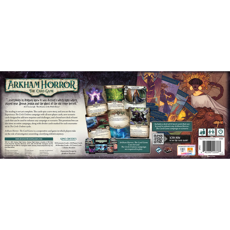 Arkham Horror LCG: Return to the Circle Undone Expansion