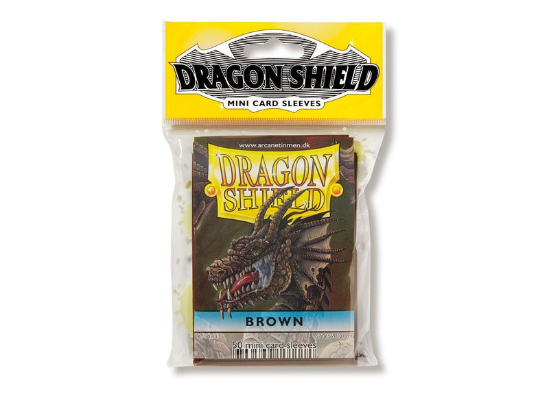 Dragon Shield Classic (Mini) Sleeve - Brown ‘Brakish’ 50ct