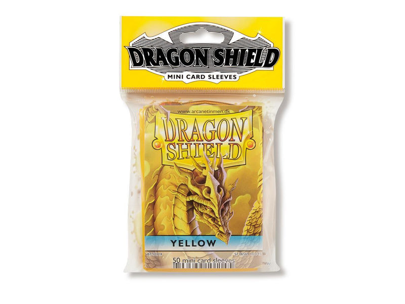 Dragon Shield Classic (Mini) Sleeve - Yellow ‘Corona’ 50ct