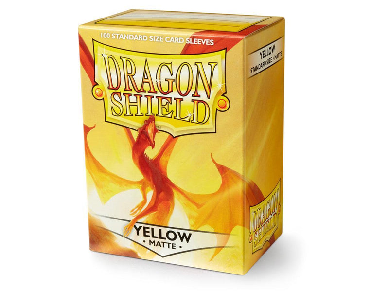 Dragon Shield Matte Sleeve - Yellow ‘Elichaphaz’ 100ct