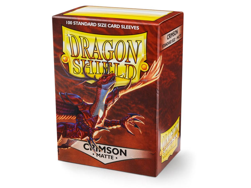 Dragon Shield 100ct Matte Deck Sleeves - Crimson