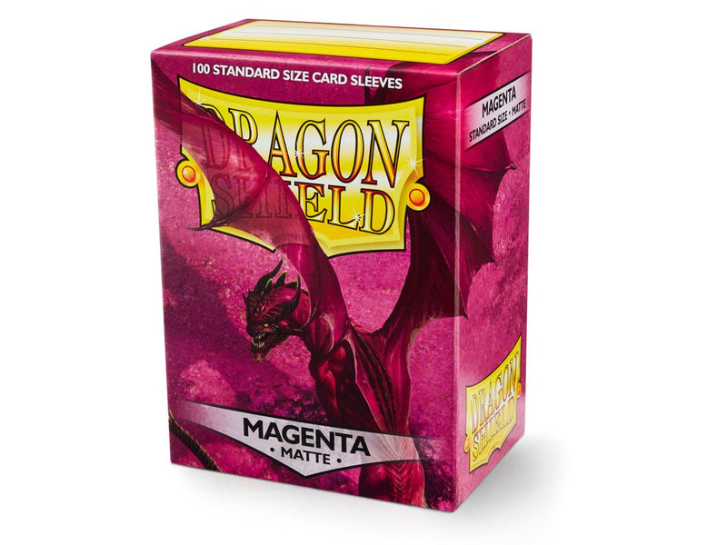 Dragon Shield 100ct Matte Deck Sleeves - Magenta