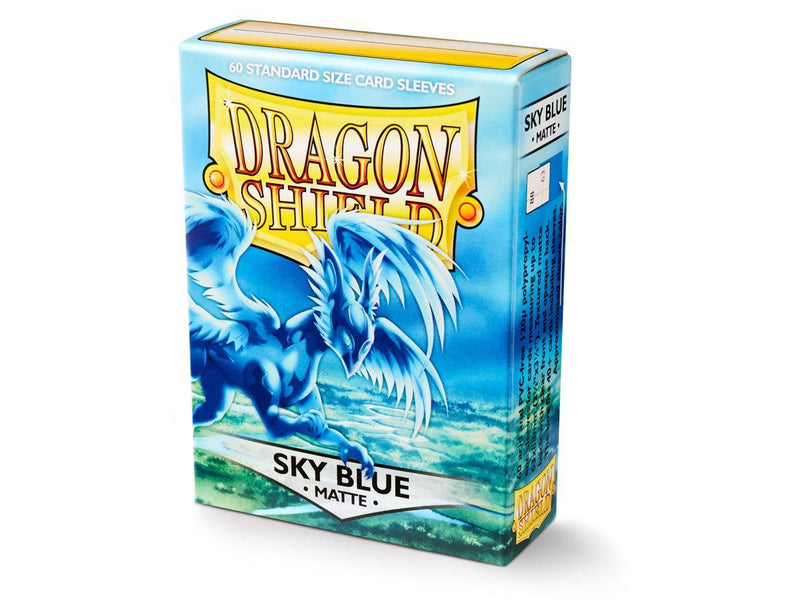 Dragon Shield Matte Sleeve - Sky Blue ‘Notos’ 60ct