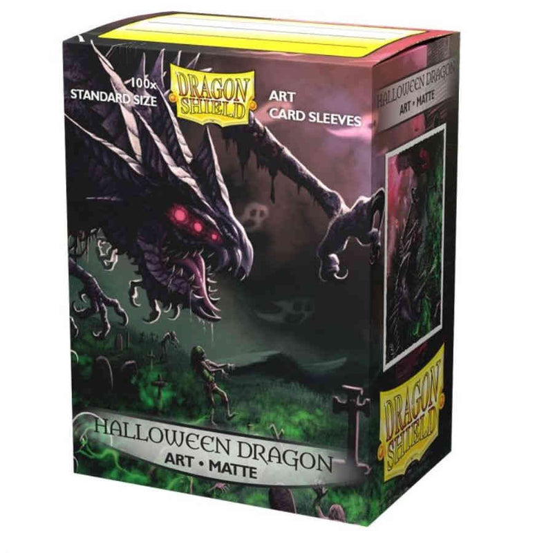 Dragon shield, Halloween Dragon art sleeves