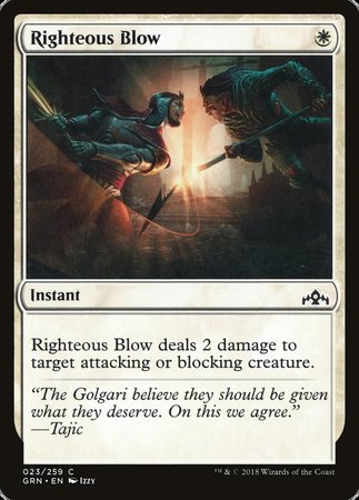 Righteous Blow [Guilds of Ravnica]