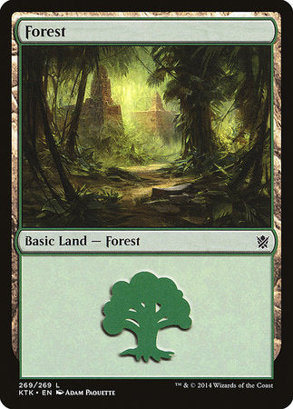 Forest (269) [Khans of Tarkir]