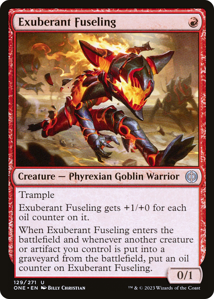 Exuberant Fuseling [Phyrexia: All Will Be One]