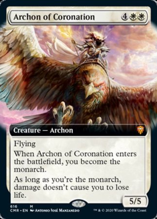 Archon of Coronation (Extended Art) [Commander Legends]