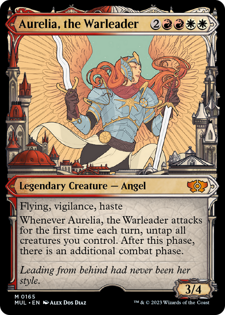 Aurelia, the Warleader (Halo Foil) [Multiverse Legends]